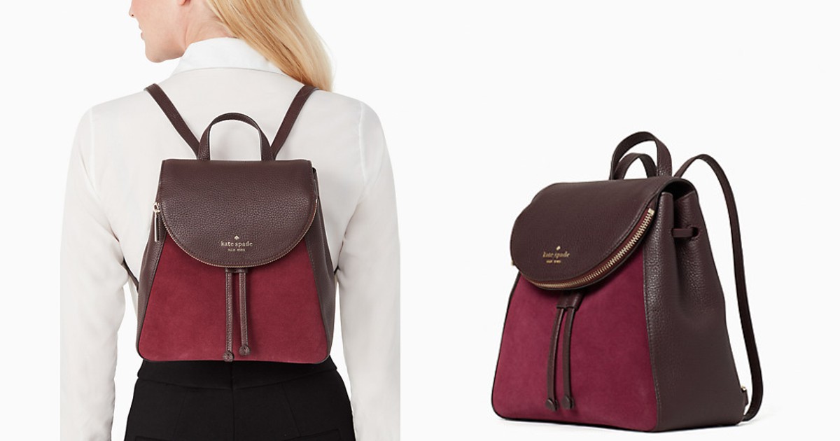 Kate Spade Leila Medium Flap Backpack ONLY $129 (Reg $359) - Daily Deals &  Coupons