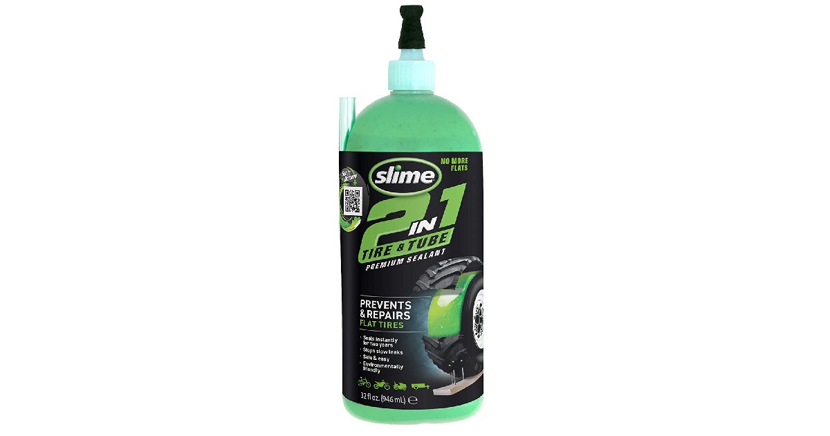 Slime 2-in-1 Tire & Tube Premium Sealant ONLY $5.15 (Reg. $9.40)