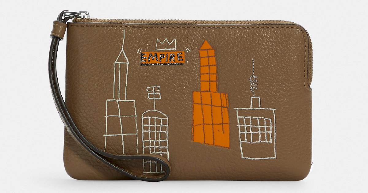 Coach X Jean Michel Basquiat Wristlet ONLY $39.20 (Reg. $98)