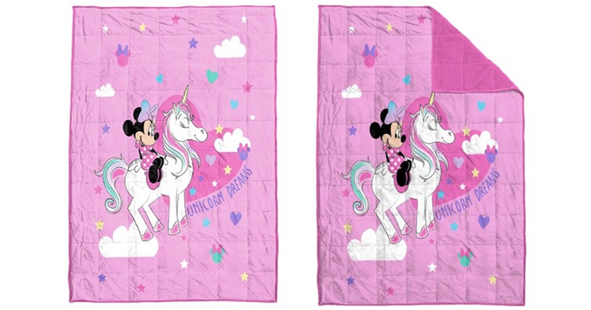 Minnie Mouse Unicorn Dreams Blanket at Macy's