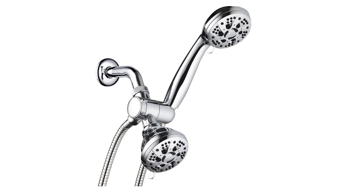 AquaDance 30-Setting Premium 3-Way Shower Combo $10.87 (Reg $50)