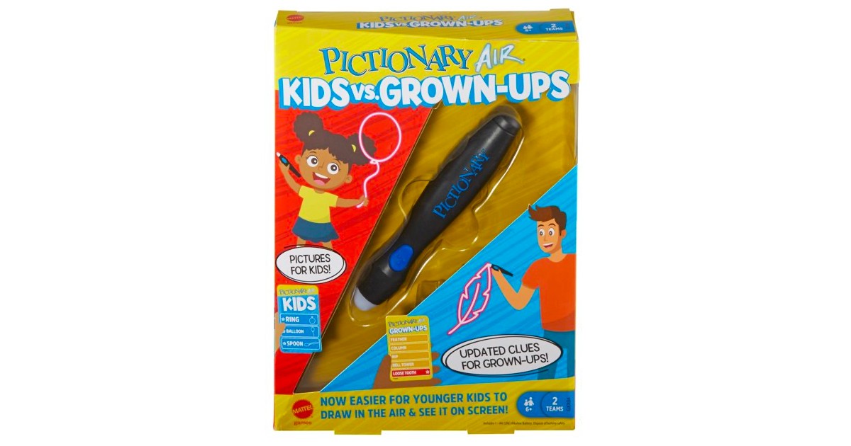 Pictionary Air Kids vs Grown-Ups ONLY $5.43 (Reg. $20)