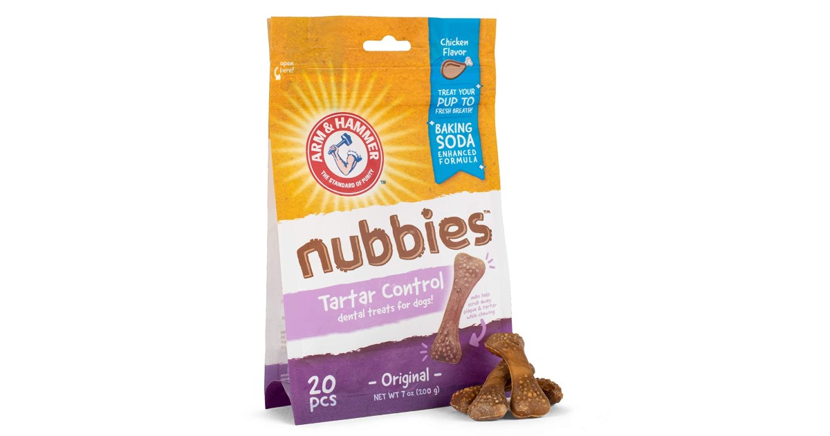 Arm & Hammer Nubbies Dog Treats on Amazon