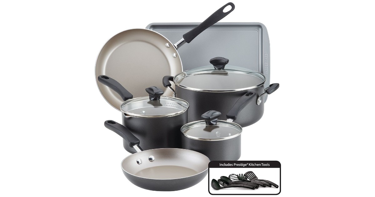 Farberware 15-Piece Cookware Set at Kohl's