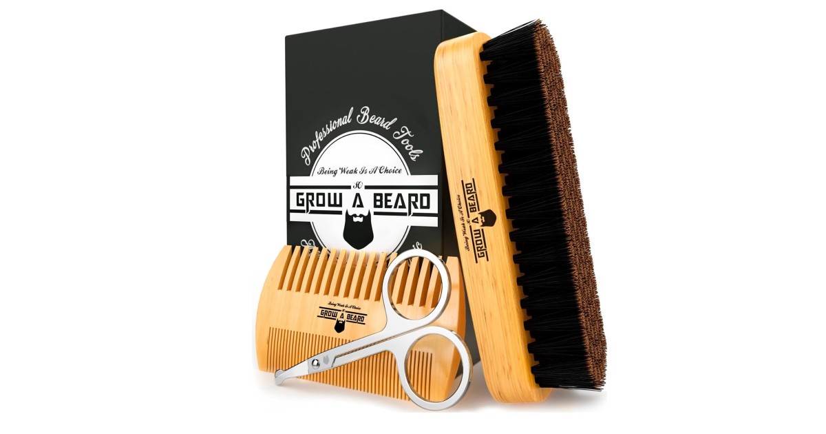 Beard Grooming Kit ONLY $6.99 (Reg. $15)