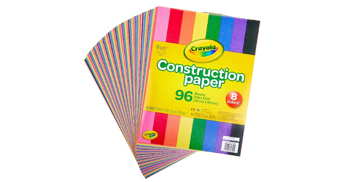 Crayola Construction Paper ONLY $2.46 (Reg. $11)