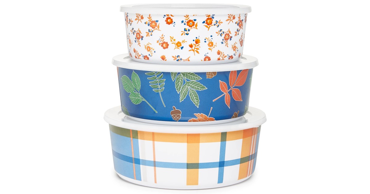 Martha Stewart Collection Containers 3-ct 