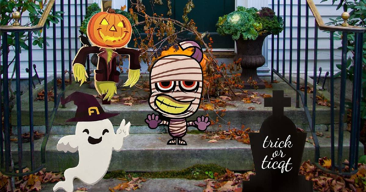 Halloween Yard Signs 4-Piece ONLY $4.49 (Reg. $13)