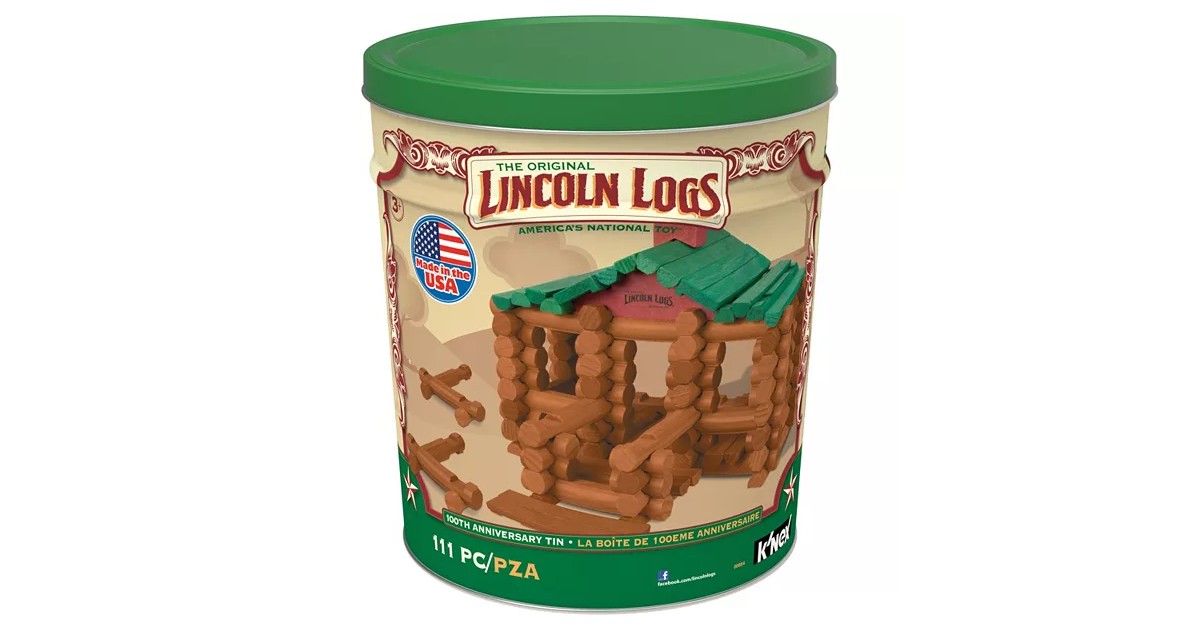 Lincoln Logs 111-Piece Building Set ONLY $24.99 (Reg. $50)