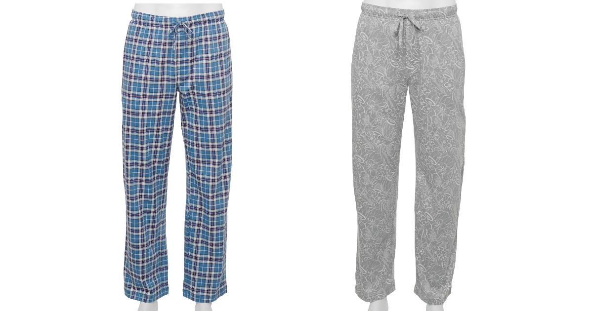 Men's Pajama Pants ONLY $5.76 at Kohl's (Reg. $24)