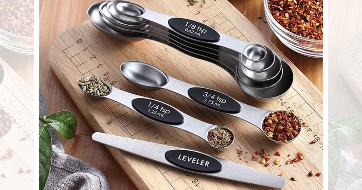 Two-Sided Magnetic Measuring Spoon Set