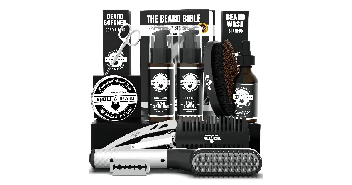 Beard Grooming Kit ONLY $19.99 (Reg. $44)