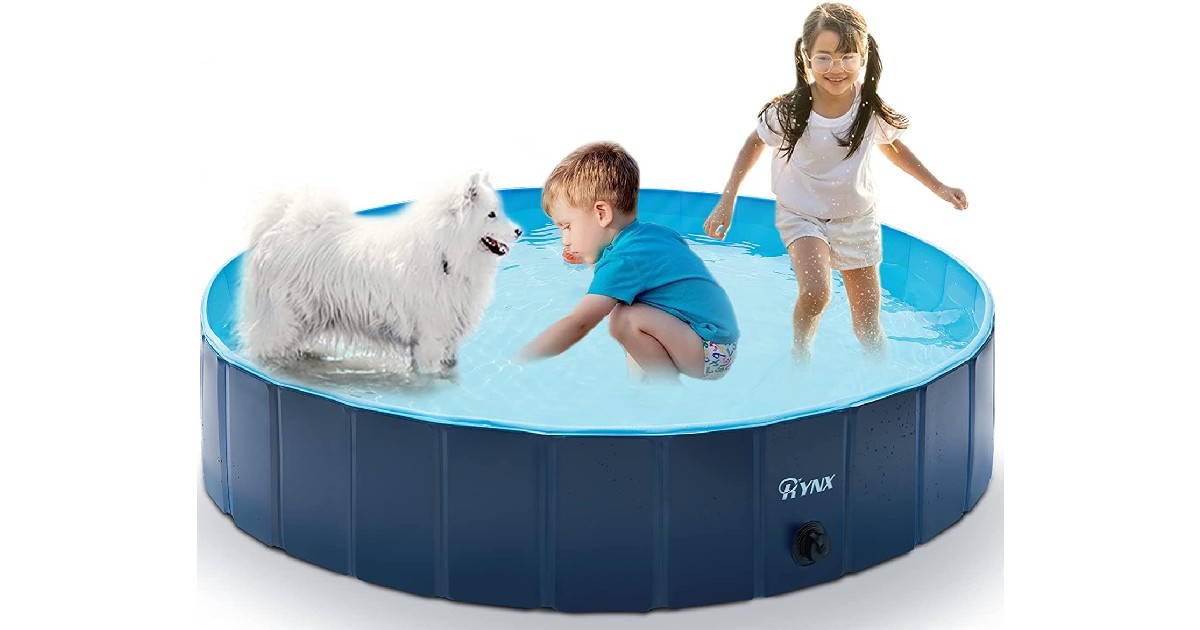 RYNX Foldable Swimming Pool ONLY 26.77 (Reg. 65) Daily Deals & Coupons