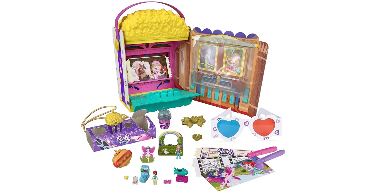 Polly Pocket Un-Box-It Playset at Amazon