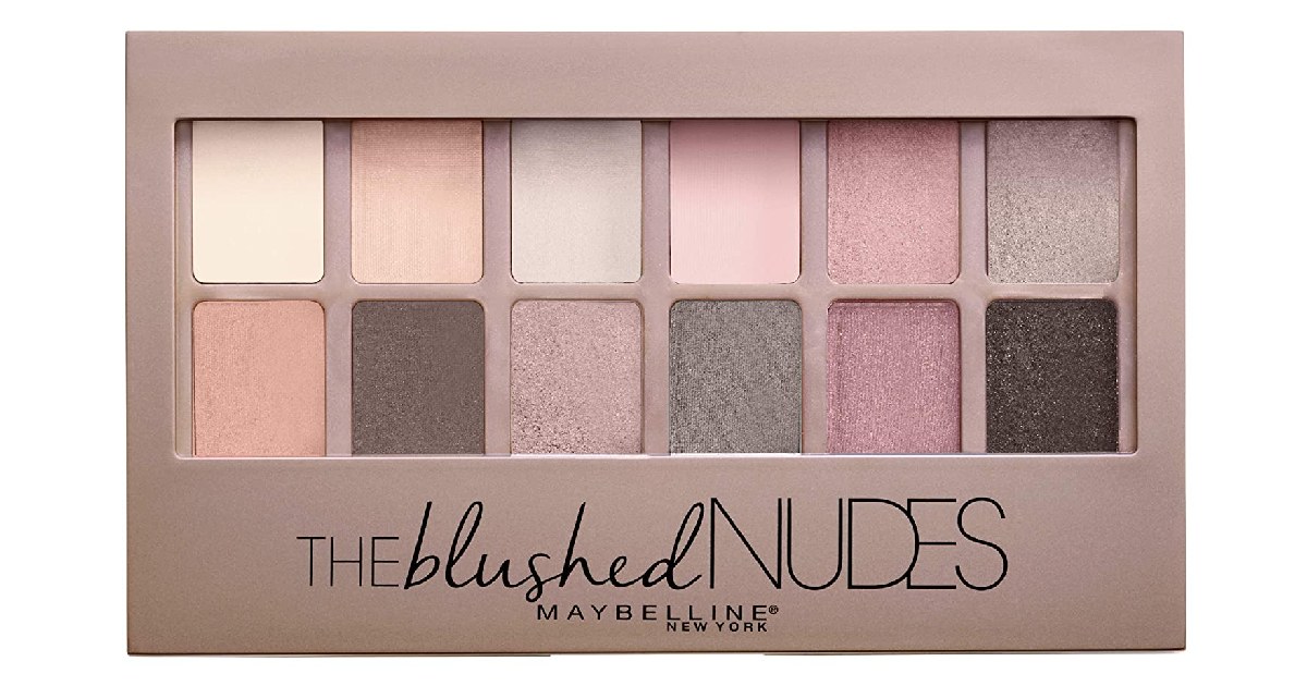 Maybelline The Blushed Nudes Eyeshadow Palette $6.16 (Reg. $12)