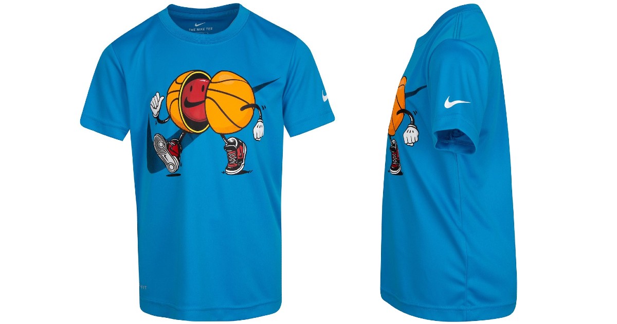 Boys Nike Cartoon Basketball Graphic Tee