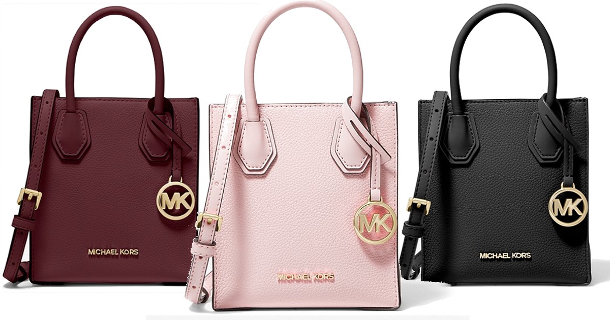 Michael Kors Mercer Pebbled Crossbody Bag