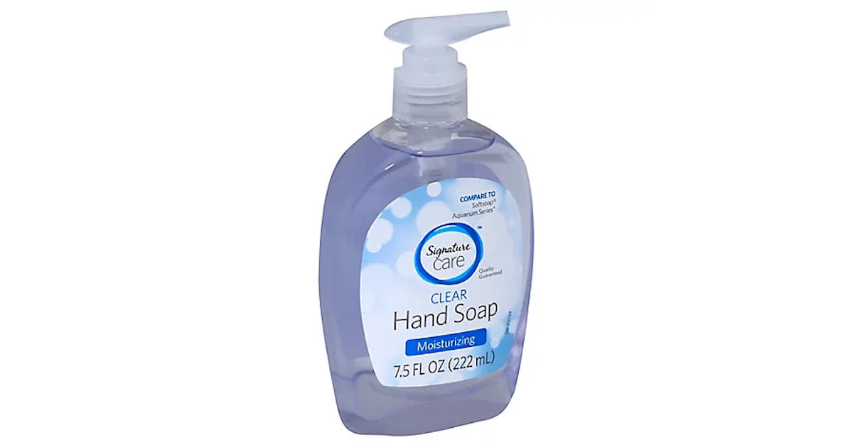 Free Signature Care Liquid Hand Soap at Albertsons & Safeway Free