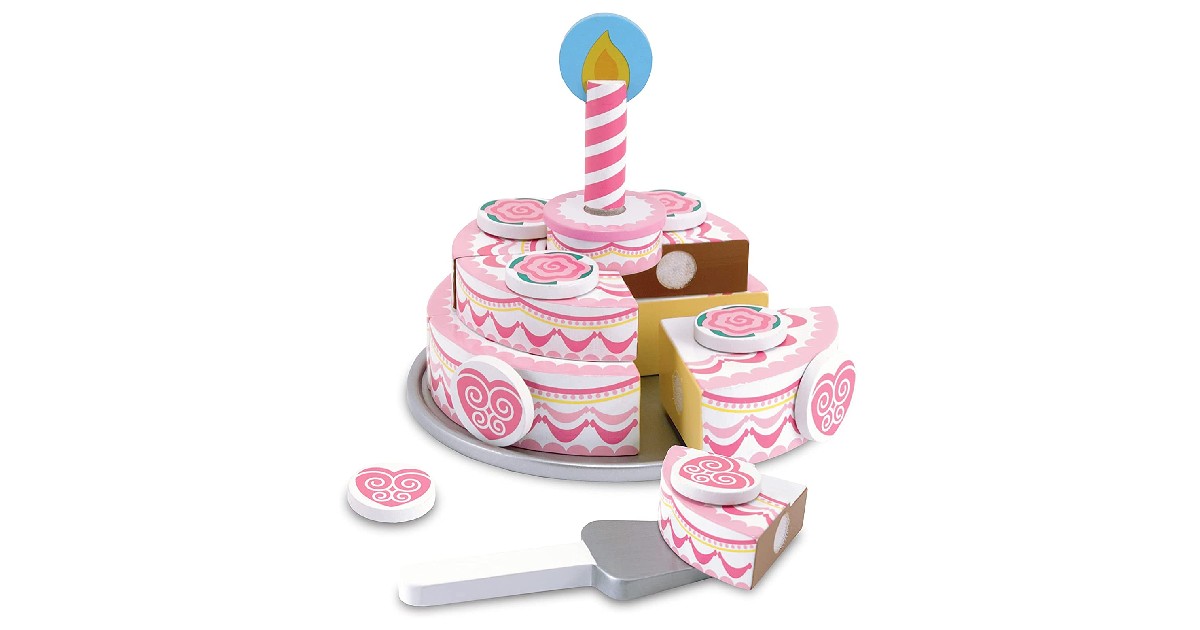 Melissa & Doug Wooden Play Party Cake ONLY $11.79 (Reg. $24)