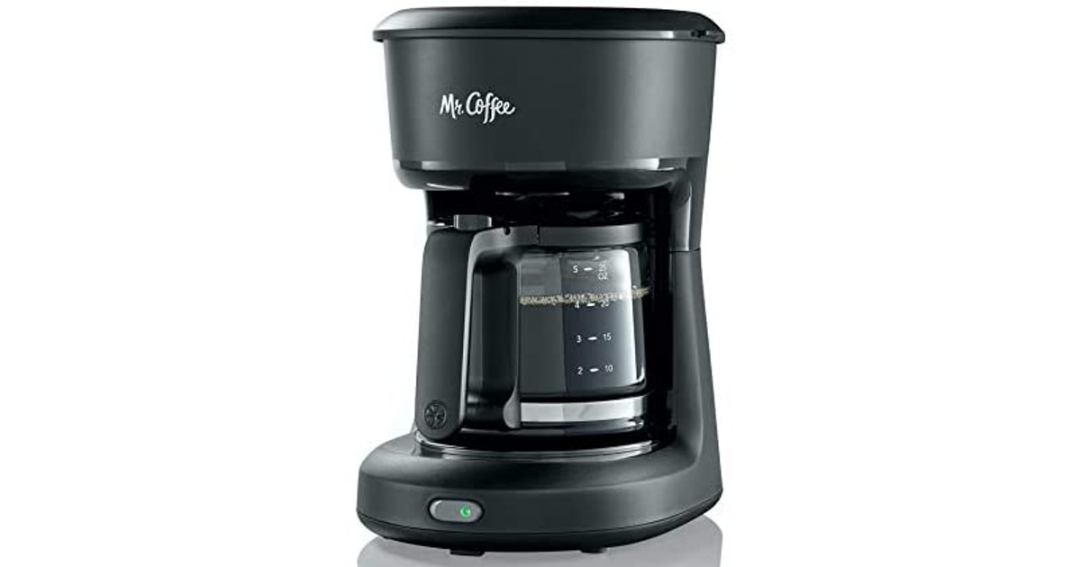 Mr. Coffee 5-Cup Coffee Maker at Amazon