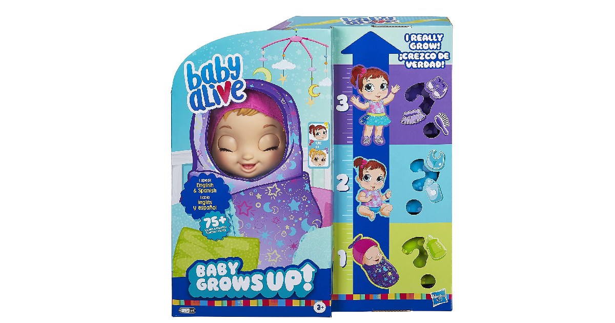 Baby Alive Baby Grows Up on Amazon