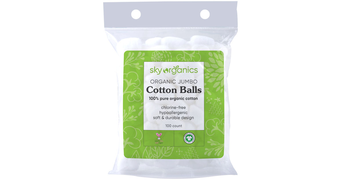 Free Sky Organic Cotton Balls at Walmart Free Samples