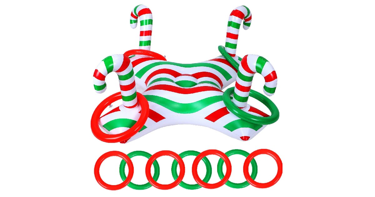 Christmas Inflatable Ring Toss Game on Amazon