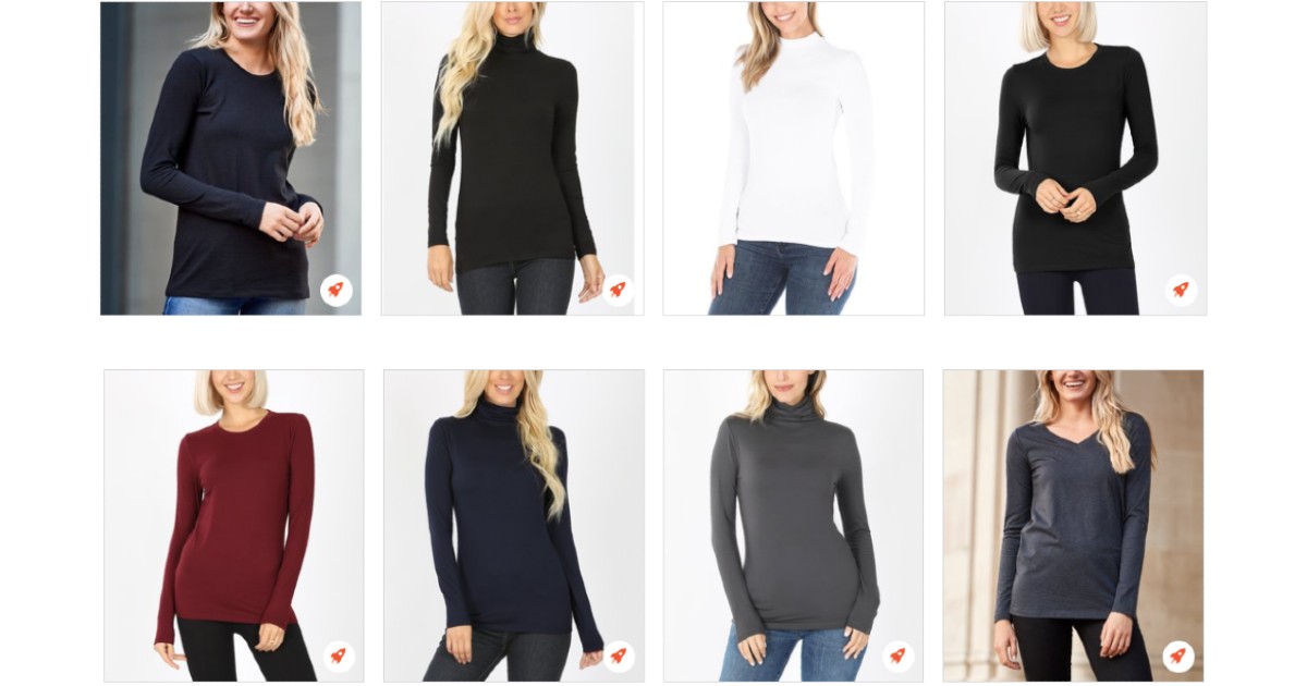 Long Sleeve Tees ONLY $8.49 with Extra 15% Off at Checkout