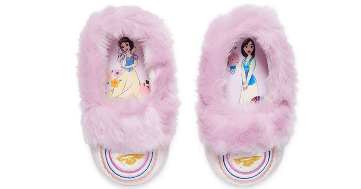 Disney Princess Girls Slip-On Slippers