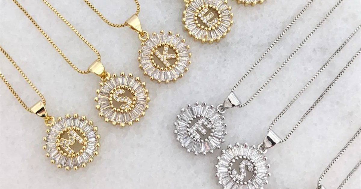 CZ Initial Necklaces ONLY $8.99 (Reg. $23)