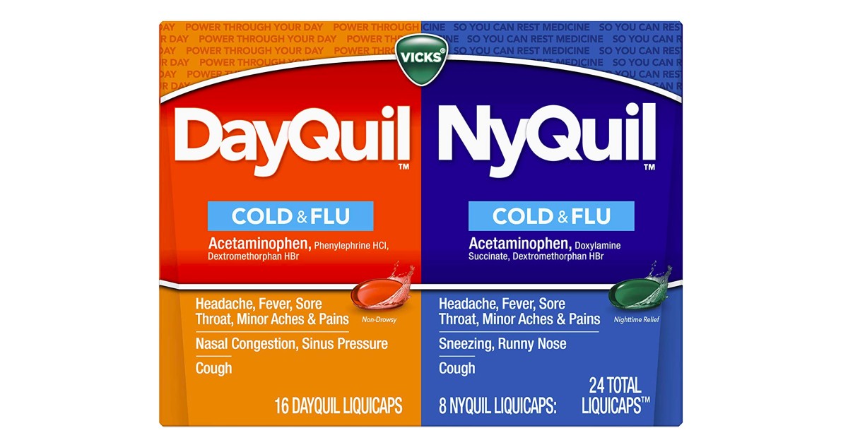 Vicks DayQuil & NyQuil ONLY $5.34 (Reg. $10.49)