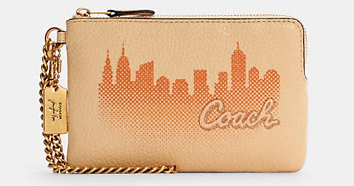 Coach X Jennifer Lopez Corner Zip Wristlet