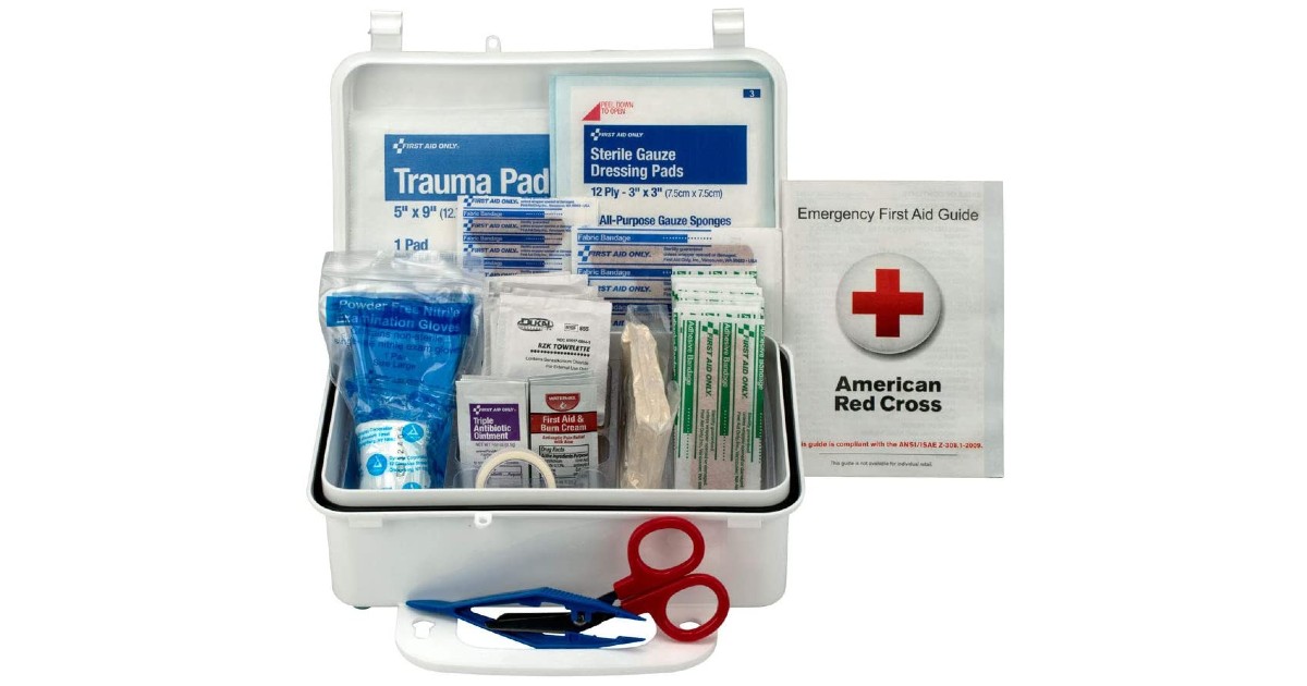 First Aid Kit 57-Piece at Amazon