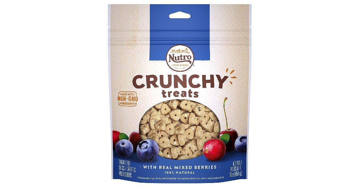 Nutro Crunchy Natural Biscuit Dog Treats ONLY $4.46 (Reg. $9)