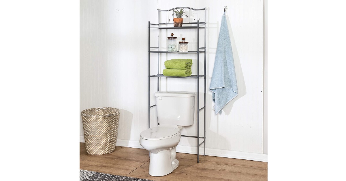 Honey-Can-Do 3-Shelf Over-The-Toilet Space Saver ONLY $25.35 