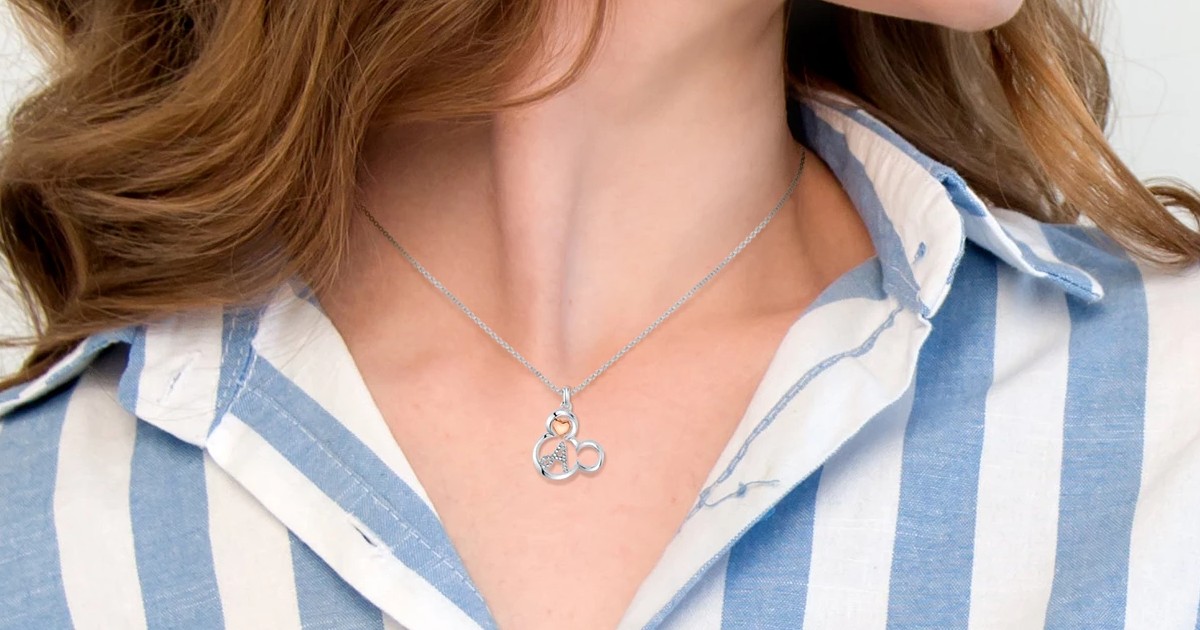 Disney Mickey Mouse Initial Necklace