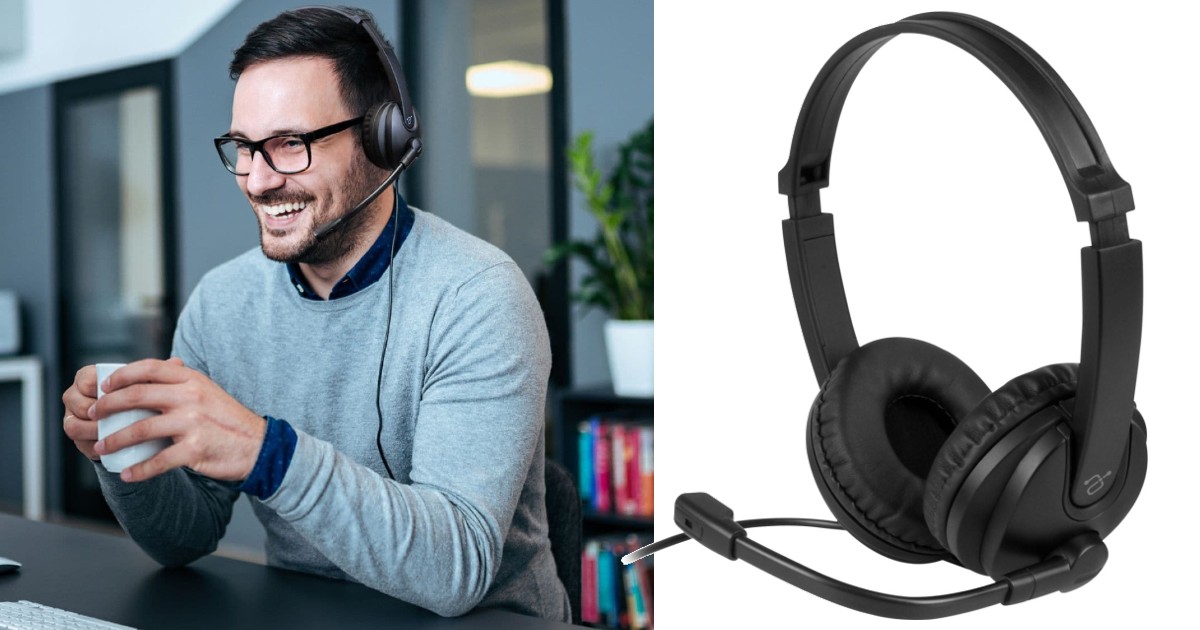 Aluratek Wired USB Stereo Headset