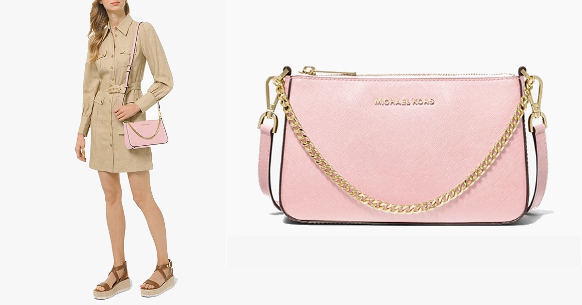 Michael Kors Saffiano Crossbody Bag 