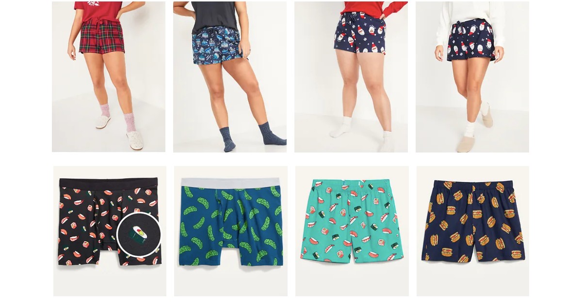 Today Only: $6 Pajama Shorts and Boxers at Old Navy