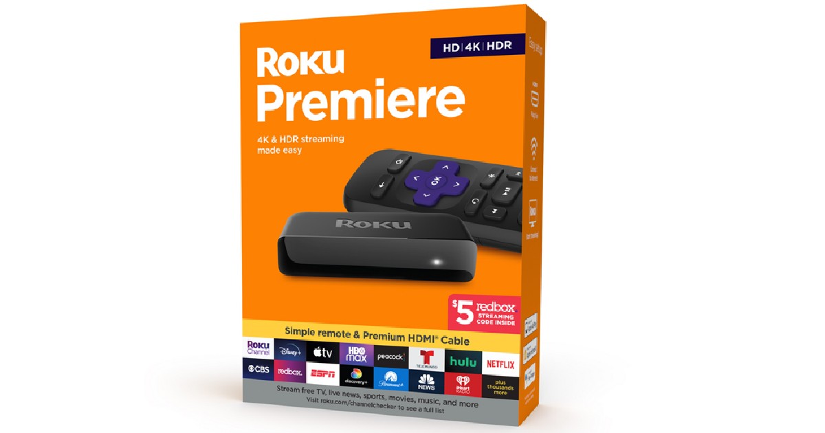 Roku 4K Premiere Streaming Media Player ONLY 19.88 (Reg 40) Deals