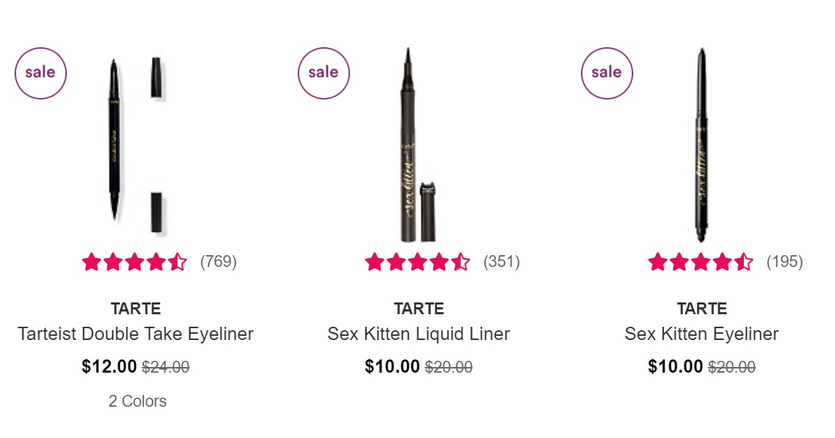 Tarte Eye Liner 50 off Black Friday Sale at Ulta Daily Deals & Coupons