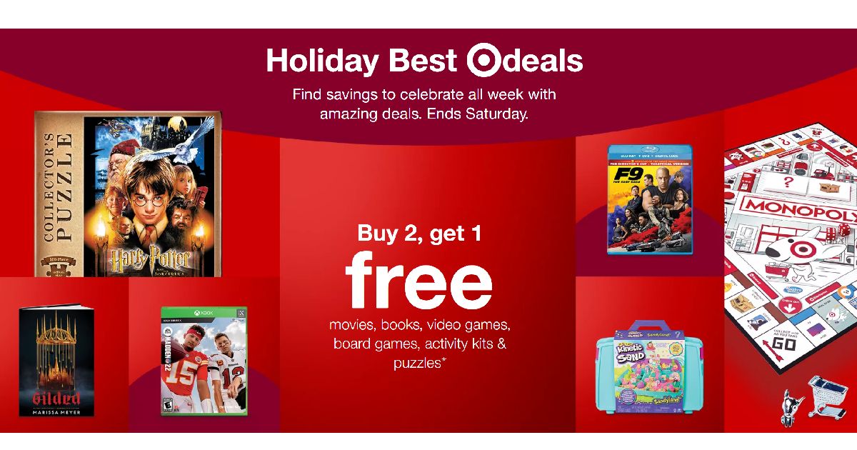 Buy 2 Get 1 Free Video Games, Movie, Board Games at Target - Daily Deals &  Coupons
