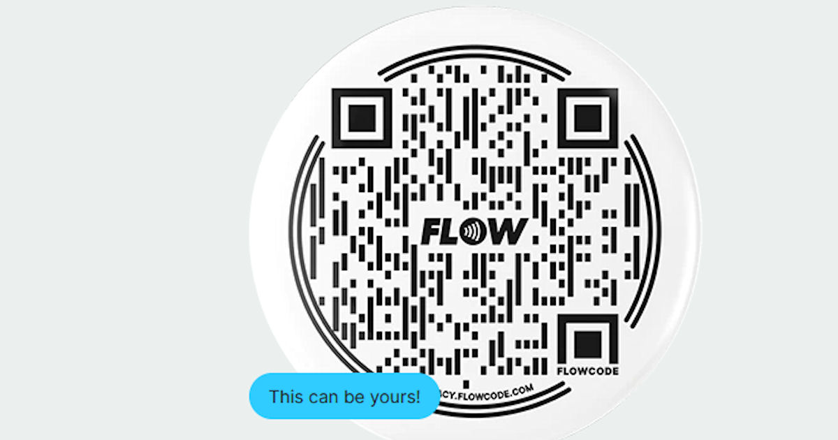 FREE Flowtag QR Code Sticker