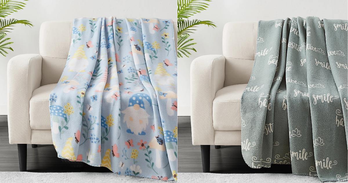 Fleece Throw Blankets ONLY 2.96 (reg 20) HURRY Daily Deals & Coupons