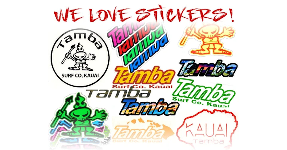 FREE Tamba Surf Company Sticke...