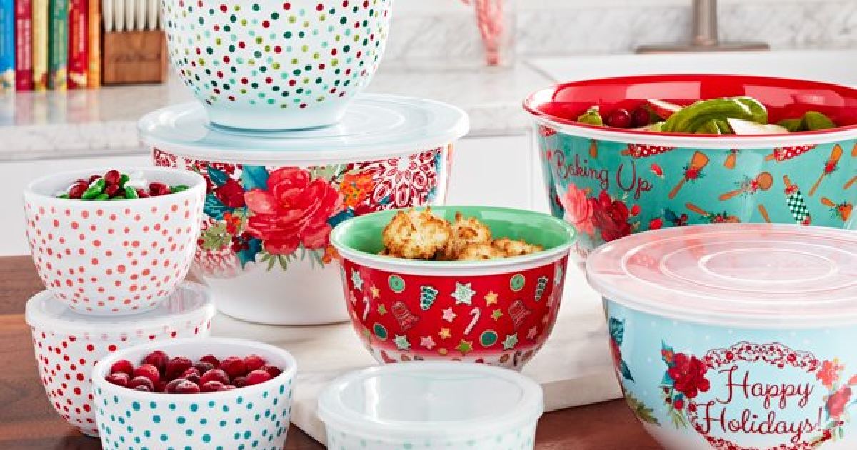 The Pioneer Woman 18-Piece Bowl Set ONLY $28.88 (Reg. $53)