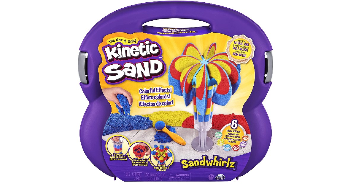 Kinetic Sand Sandwhirlz Playset on Amazon