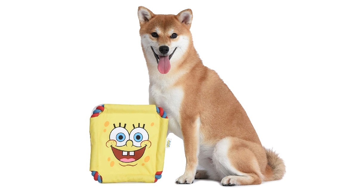 Spongebob Squarepants Dog Toy on Amazon