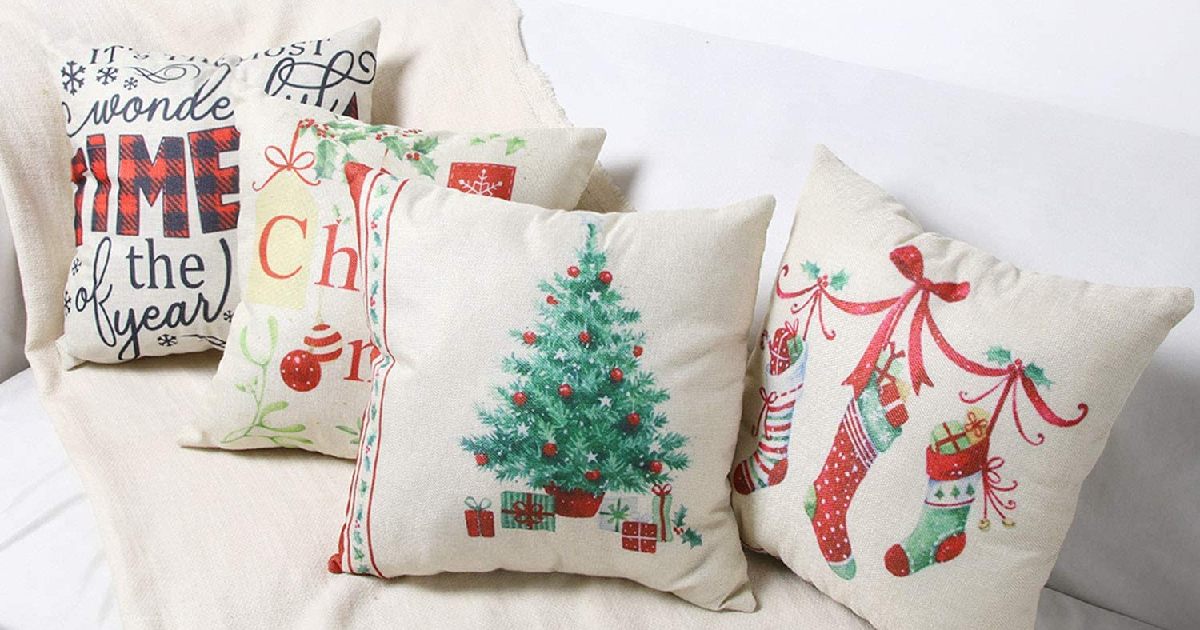 Christmas Pillow Covers ONLY $1.75 Each on Amazon