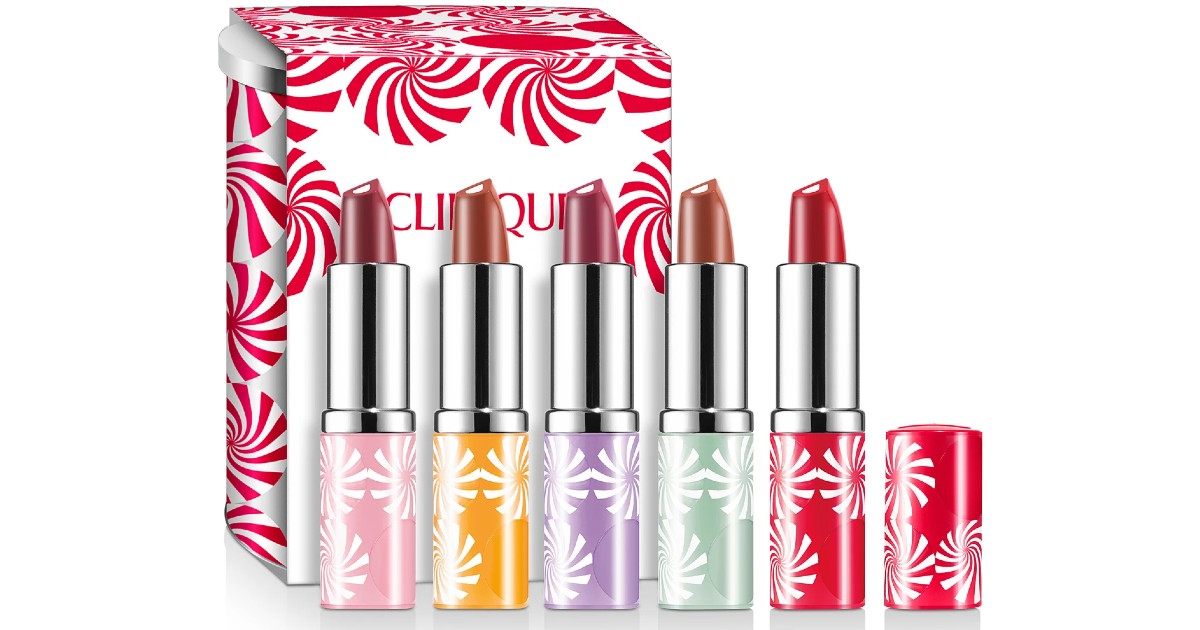 5-Pciece Clinique Kisses Lipstick Set